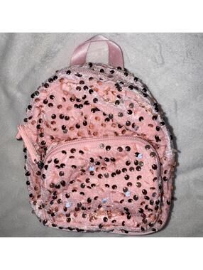 Pink Sequin Mini Back Pack